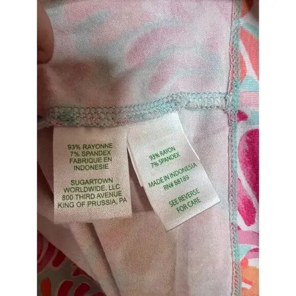 Lilly Pulitzer Size‎ XL Dress Long Sleeves Love Birds Print - Picture 4 of 6